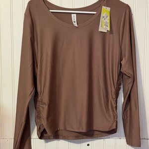 NWT All in Motion Women's Ribbed Top Sz xl